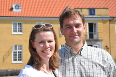 Portræt af Anne Sophie og Stig Gamborg - bragt i Århus Stiftstidende
