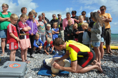 Trygfondens LivredderPatrulje ved Dråby Strand - bragt i Århus Stiftstidende